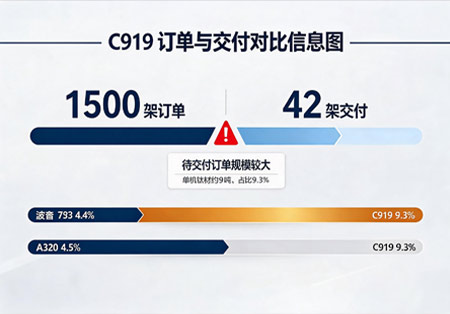 C919 单机用钛 9.3%，是波音 737 的两倍多，一张 GJB 证书值多少钱？