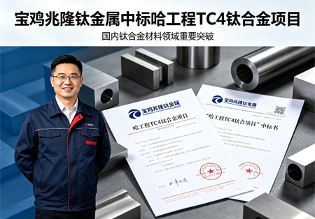 宝鸡兆隆钛金属中标哈工程TC4钛合金项目